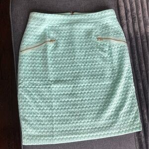 Mini Skirt with Chevron Print